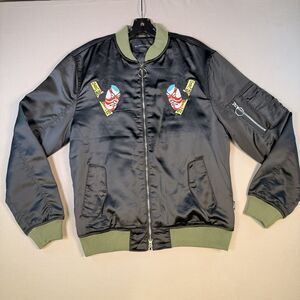 WEIV Where Everyone Is a Visionary Dog Town California Samurai Jacket Satin Sm.